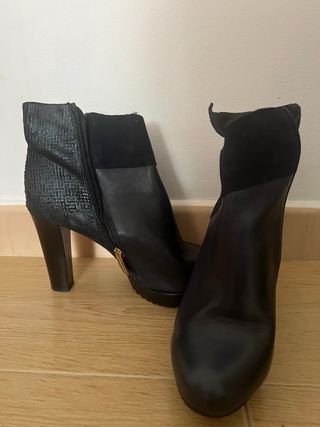 Botines Tacón Negro