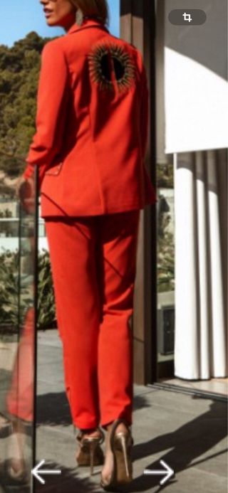 Traje tres piezas camaleonica