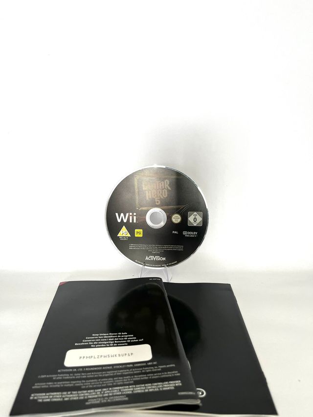 Guitar Hero 5 NINTENDO WII COMPLETO PAL ITA