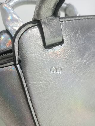 Bolso Plata Mano Hombro Bandolera