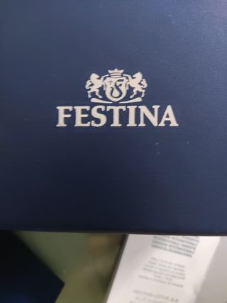 Reloj Festina Hombre Negro/Plateado nuevo