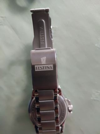 Reloj Festina Hombre Negro/Plateado nuevo