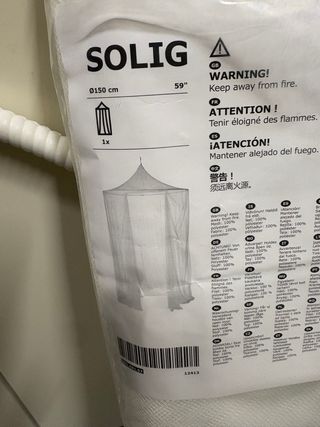 Mosquitera IKEA SOLIG Blanca