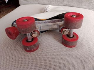 Patines de 4 ruedas blancos
