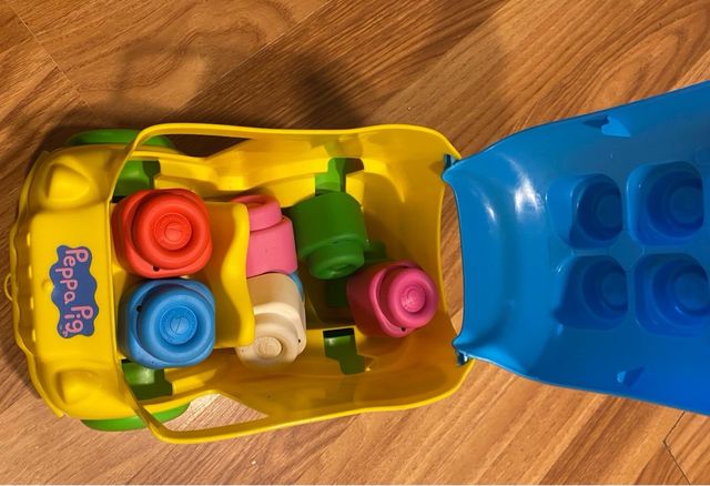Coche bloques goma bebé Peppa Pig Clementoni