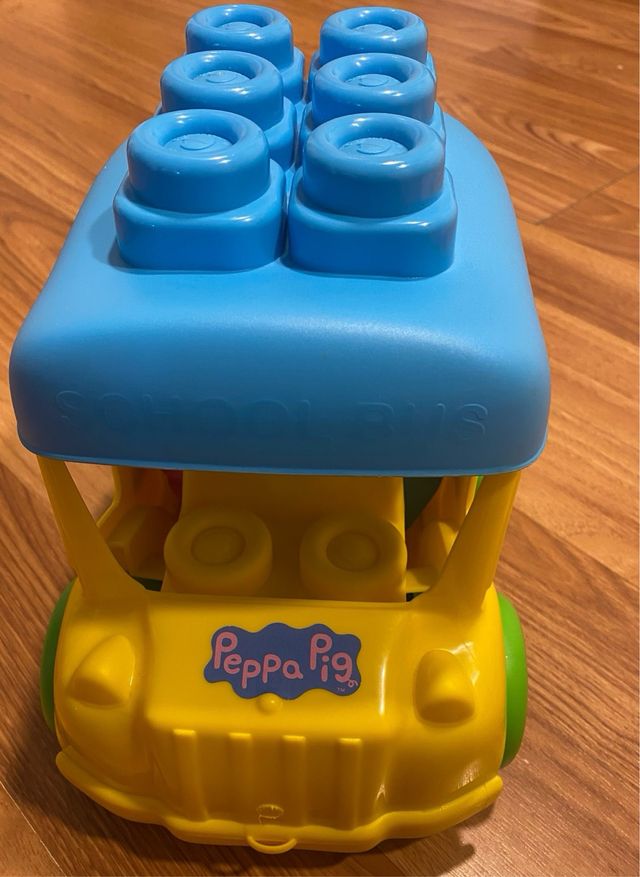 Coche bloques goma bebé Peppa Pig Clementoni