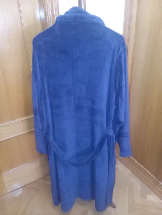 Bata de caballero azul marino 
