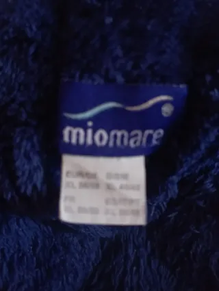 Bata de caballero azul marino 