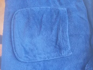 Bata de caballero azul marino 