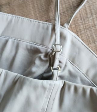 Mono Zara efecto piel beige. Nuevo 