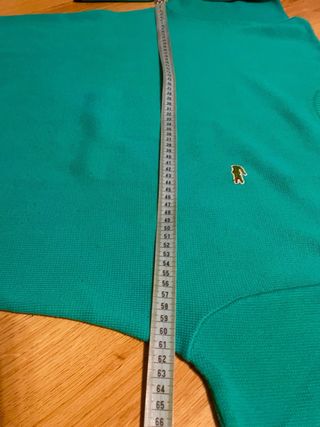 Jersey Lacoste cuello redondo azul Talla L