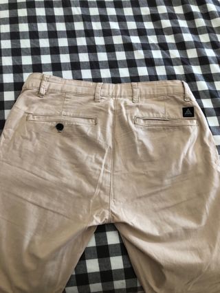 Pantalón chino Zara T.40 Beige