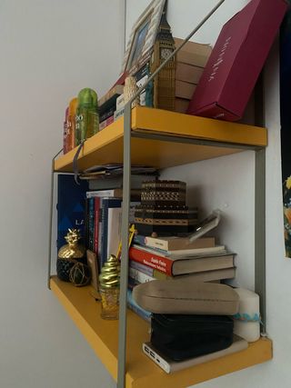 Estantería Doble Amarilla
