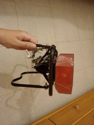 Portabultos Bicicleta Negro