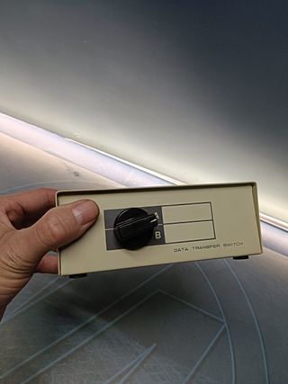 Switch, porte con cavo parallelo, switch di trasferimento dati VTG a 2 porte A/B, seriale a 25 pin