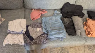 Ropa premamá y cojín lactancia
