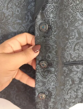 Traje de Novio Roberto Vicentti Azul Gris