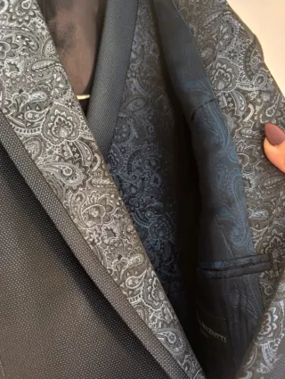 Traje de Novio Roberto Vicentti Azul Gris