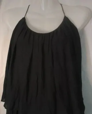 Vestido asimétrico negro