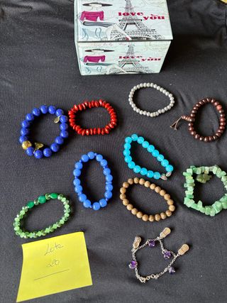 Lote Bisutería Pulseras Variadas
