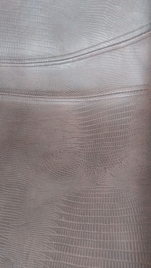 Taburete industrial polipiel marrón