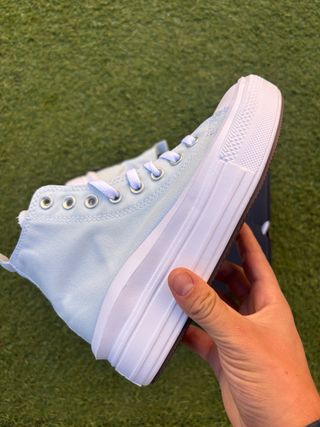 Converse Chuck Taylor Plataforma Azul Claro
