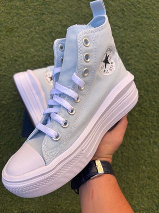 Converse Chuck Taylor Plataforma Azul Claro