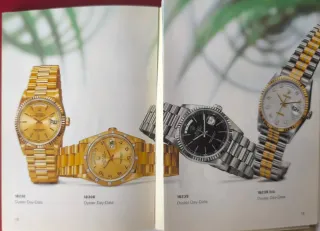 Catálogo y lista precios Rolex Oyster 1995