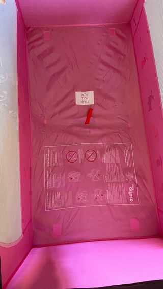 Cuna de viaje Asalvo Baby rosa