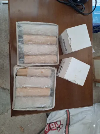 Lote patas madera y aluminio