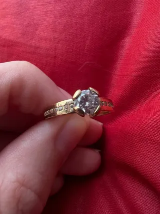 Anillo Antiguo Oro 9k 