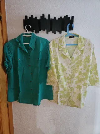 Camisas manga corta verdes
