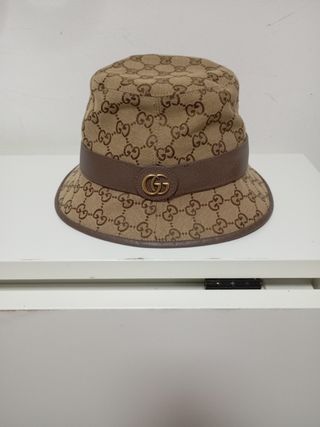 Gorro Gucci Beige/Marrón GG Monogram
