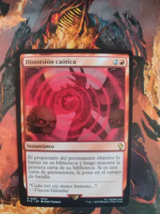 Carta Magic The Gathering Distorsión Caótica FFVII