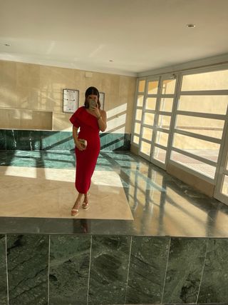 Vestido de fiesta rojo