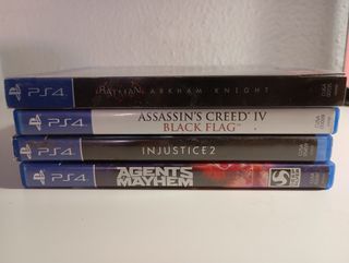 Pack 4 Videojuegos PS4.