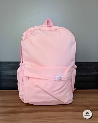 Mochila Rosa con Bolsillo Antirrobo - NUEVA