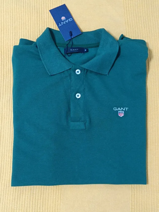 Camiseta Polo Gant Verde Talla M