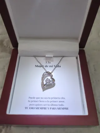 Collar Corazón Mujer de mi Vida
