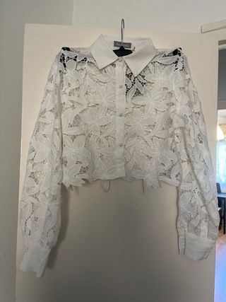 Blusa Karen Millen encaje floral S/36/8