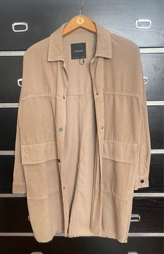 Sobrecamisa Zara Beige Talla Única