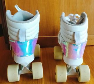 Patines Oxelo 4 Ruedas T.35+recambio frenos+bolsa