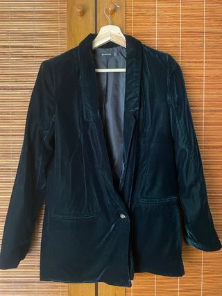Americana vintage de tercipelo de Stradivarius 