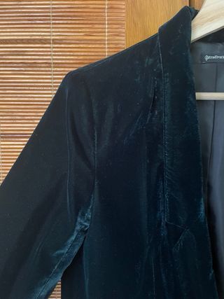 Americana vintage de tercipelo de Stradivarius 