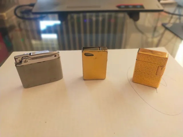 Lote 3 mecheros coleccionista