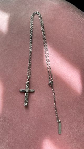 Collar Police Hombre Plata