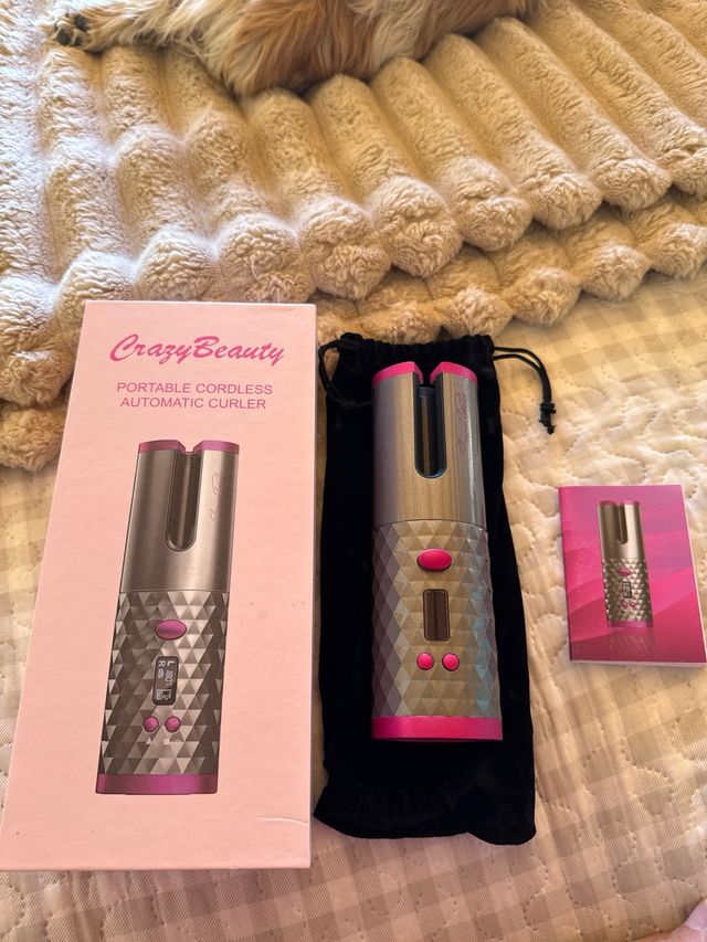 Rizador de Pelo Inalámbrico Curler Rose