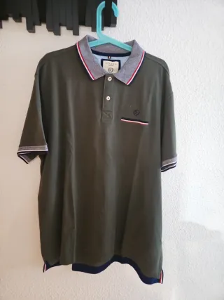Polo Studio Classics Verde Oliva Hombre