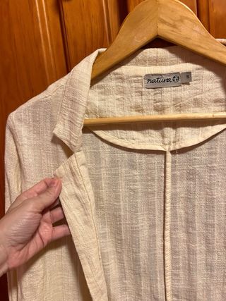 Americana Natura Algodón Crema Talla S