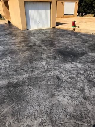 Hormigón impreso para exteriores